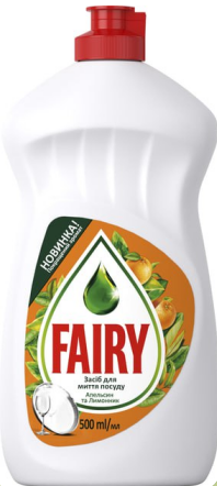 FAIRY Засіб д/посуду Апельсин лимон 500 мл